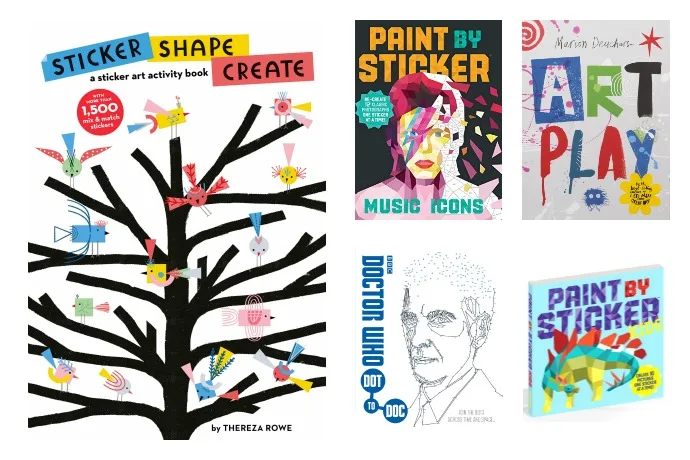 Our favorite art activity books for families that make a great alternative to family movie night.