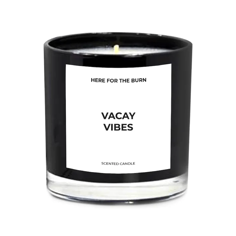 Great home office Mother's Day gifts: Vacay Vibes candle at Feel the Burn
