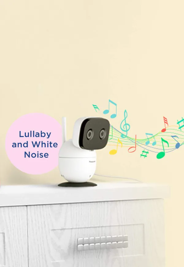 Panasonic extra long-range video baby monitor is perfect for home or travel