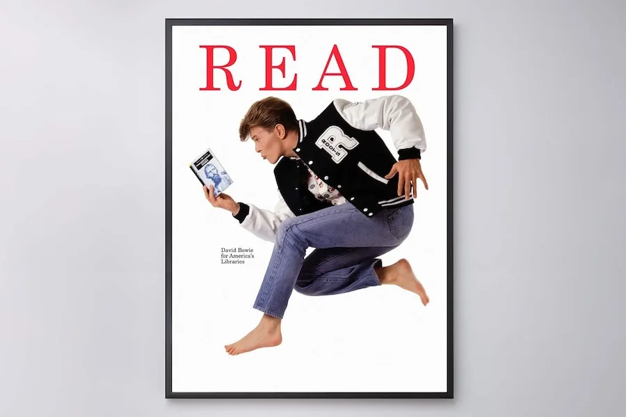 David Bowie ALA 1987 READ poster