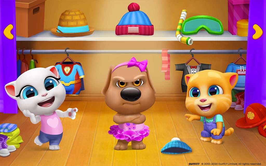  Talking Tom Friends: Virtual Pet app | Sponsor