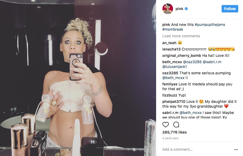 Mommy shamer clapbacks: Pink