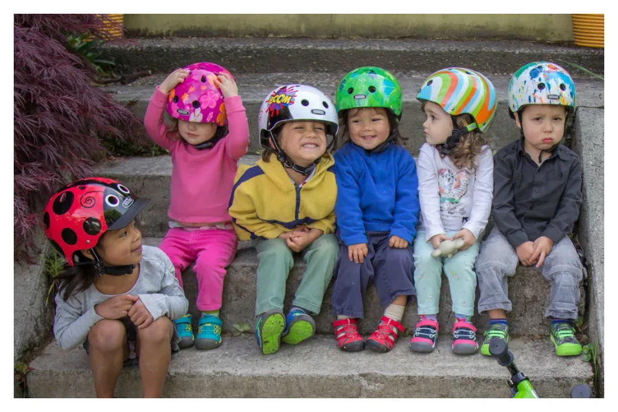 The cutest bike helmet for toddlers: Baby Nutty from Nutcase.