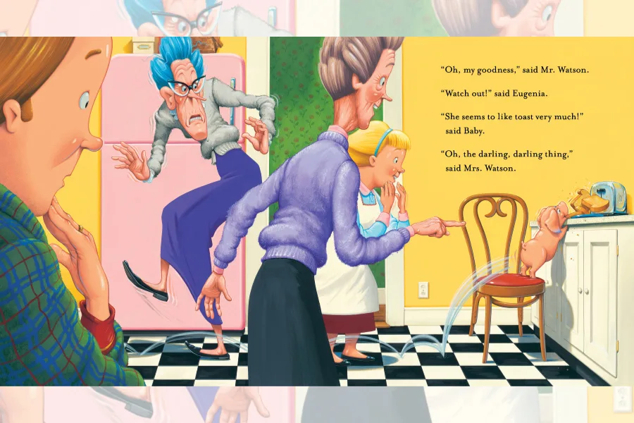 A Piglet Named Mercy by Kate DiCamillo is the origin story of the Porcine Wonder in a format just for younger kids (sponsor)