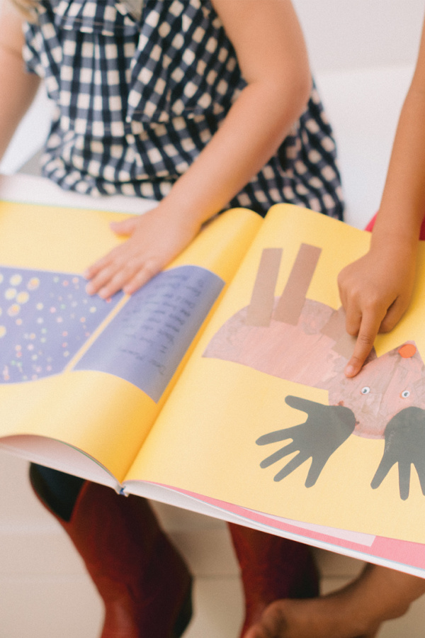 The best ideas for displaying kids' artwork: Custom art photo book | Plum Print