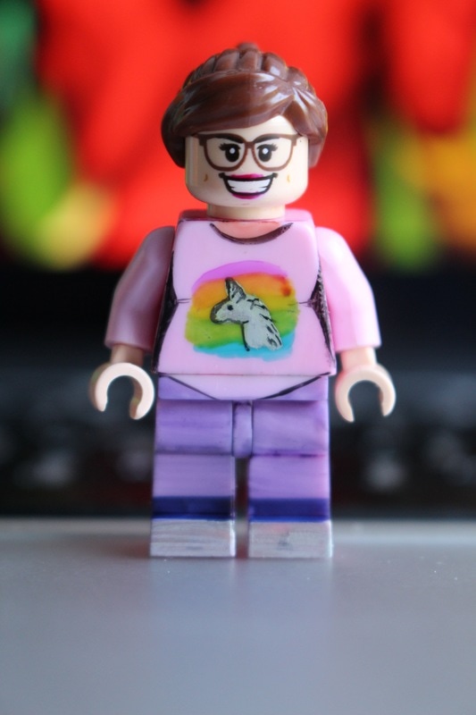 Martha Dumptruck from Heathers: Broadway hits recreated as LEGO by Broadway Bricks