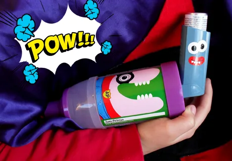 A creative approach to help kids coping with childhood asthma