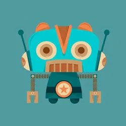 Meep meep meeeep (That's robospeak for cool kids art)