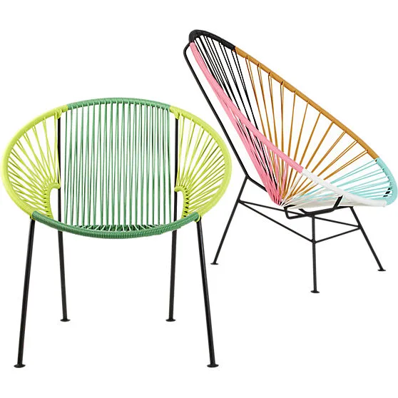 Acapulco Multi-colored Lounge Chair CB2