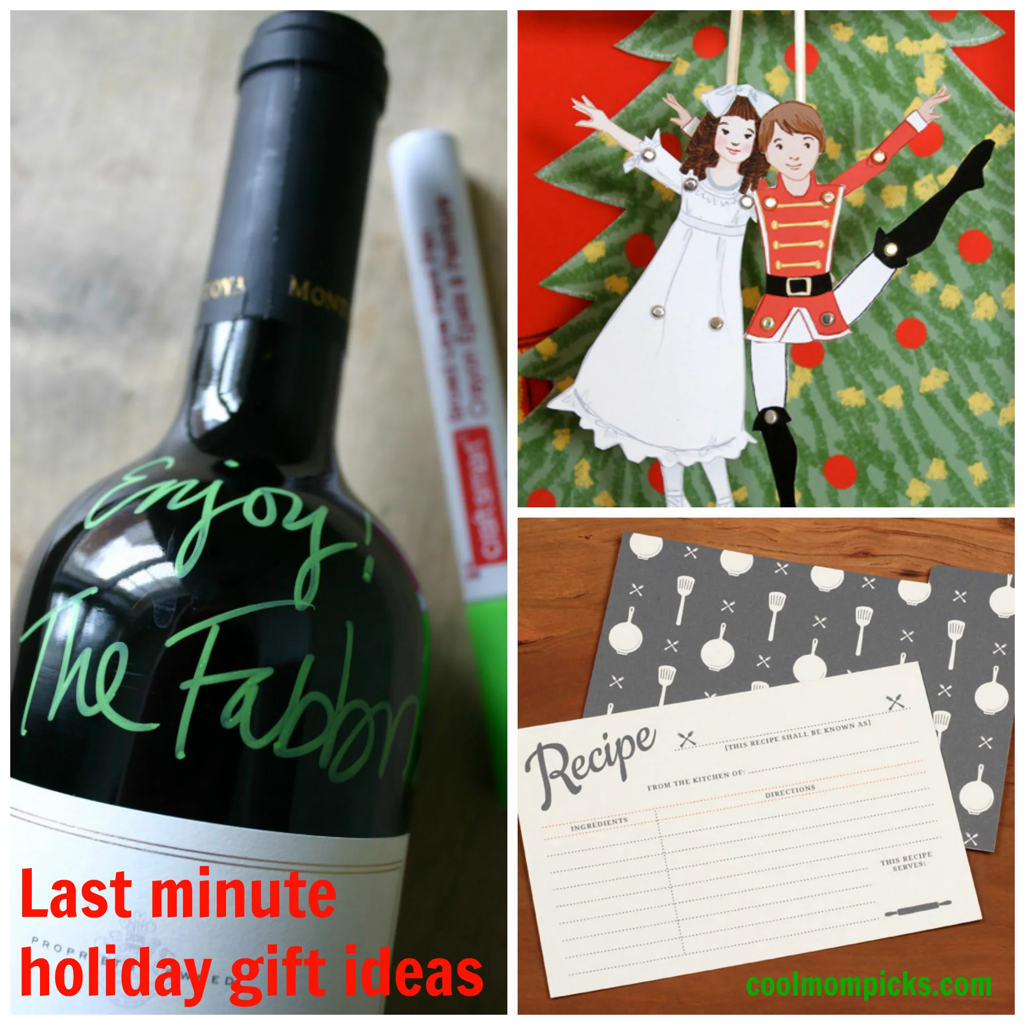 Last minute holiday gifts