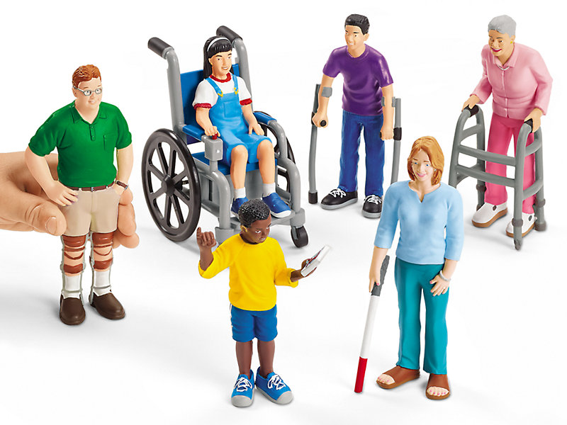Diverse dollhouse dolls | Differently abled dolls by Lakeshore Learning