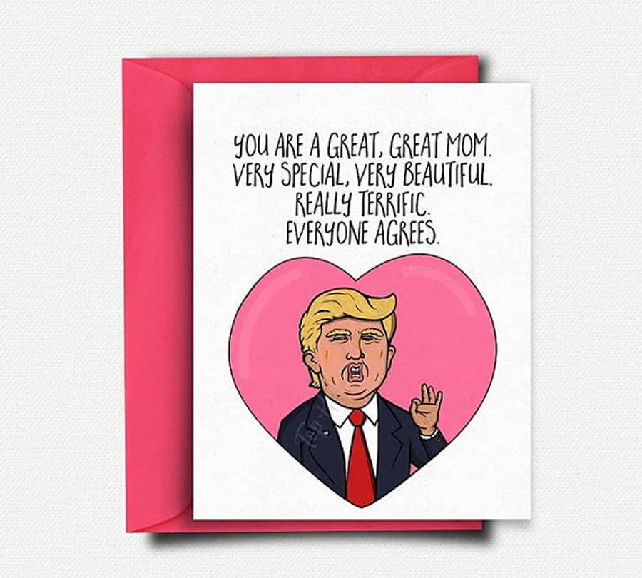 Funny Mother's Day Cards: Trump Card