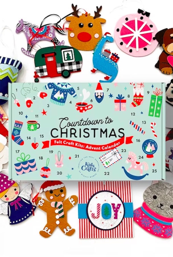 Best Advent Calendars of 2023: Kids Crafts Felt Crafts Advent Calendar