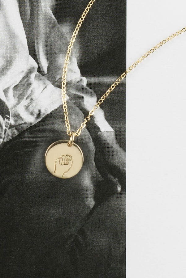 Giving Tuesday: Support mental health research and social justice initiatives with the hand gestures necklaces from GLDN