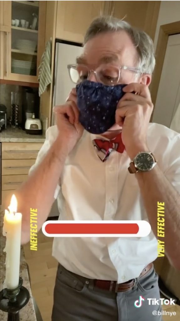 Bill Nye explains the benefits and effectiveness of face masks to kids (and adults!) in just seconds | cool mom picks Bill Nye explains the benefits and effectiveness of face masks to kids (and adults!) in just seconds | cool mom picks