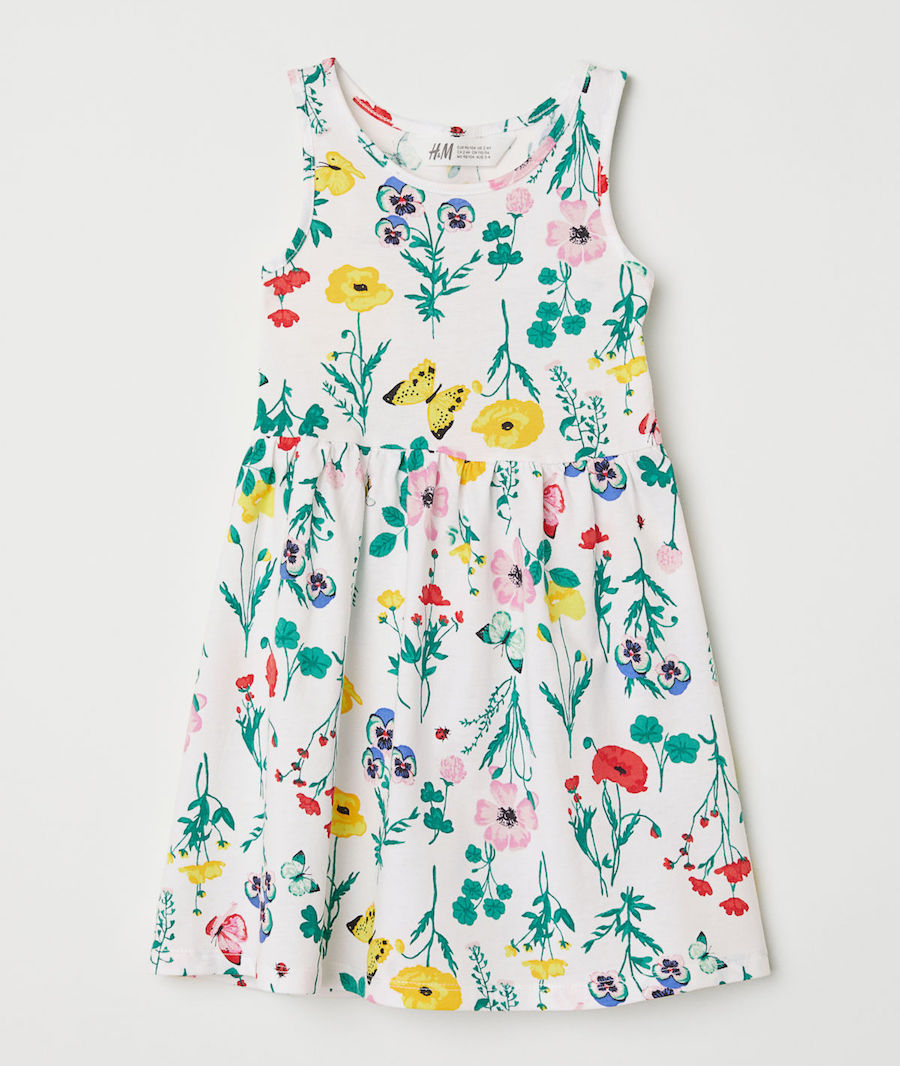 Versatile Spring dresses for kids: Floral dress from H&M