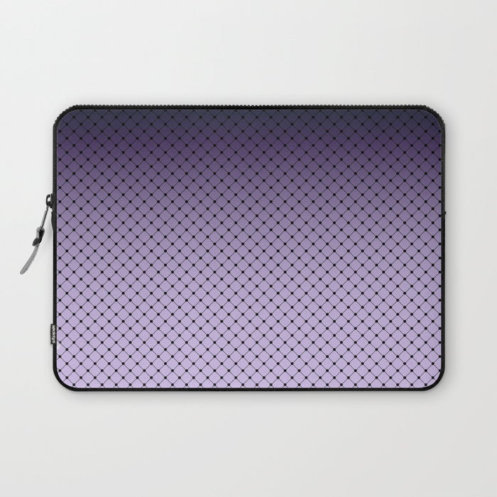 Black and purple ombre Ultra Violet laptop sleeve on Society 6