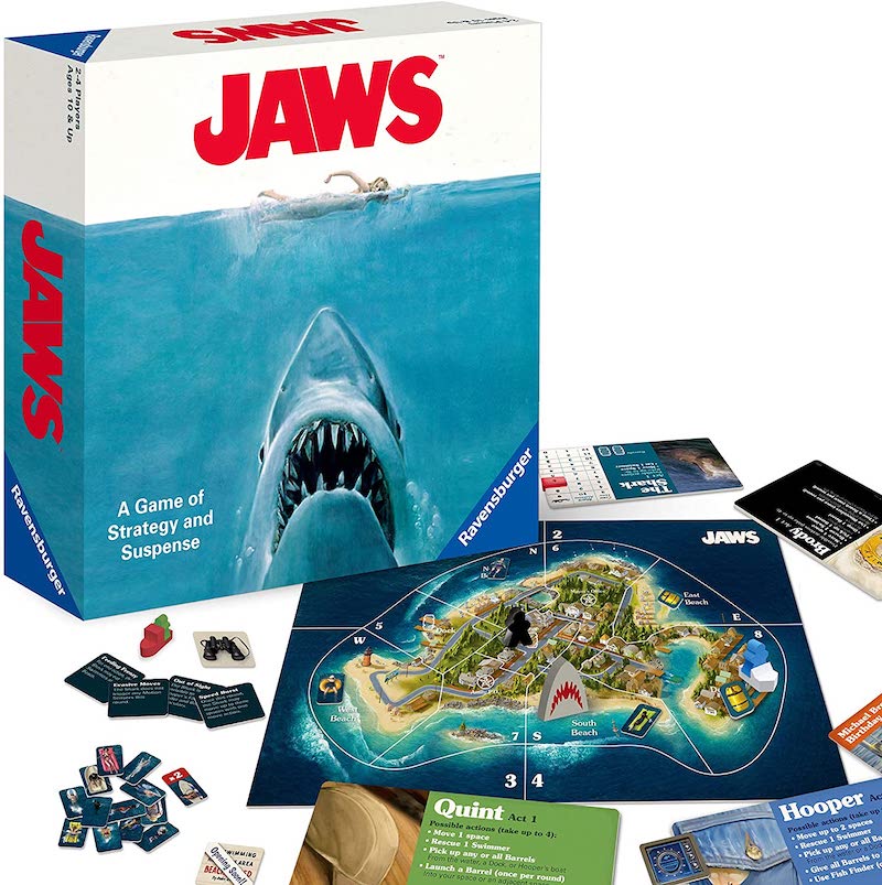 80s movies board games: You can play the new Jaws strategy game in about 1 hour.