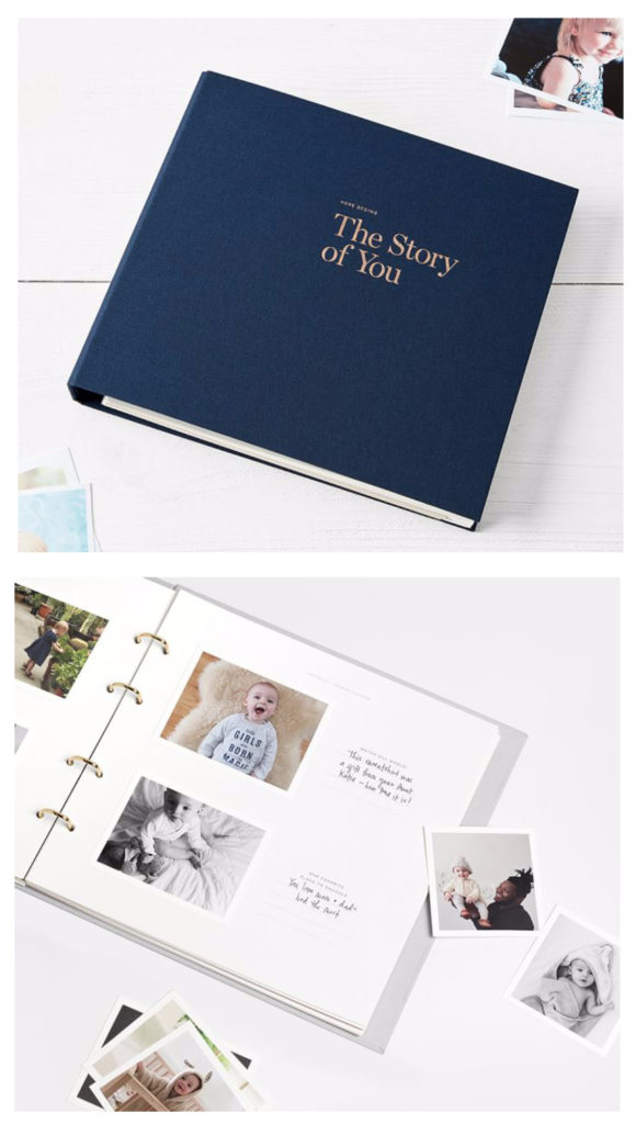 Best baby shower gifts $50-150: Artifact Uprising story of you baby.book