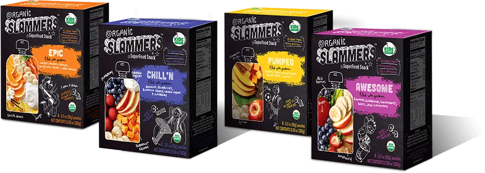 Organic Slammers superfood snacks: Perfect school lunchbox addition