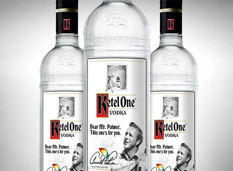 Ketel One Limited Edition Arnold Palmer Collector's Edition Bottle: Creative Father's Day gifts for the man who has everything