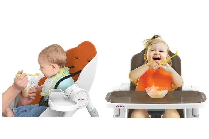 Oribel Cocoon modern high chair for babies and toddlers