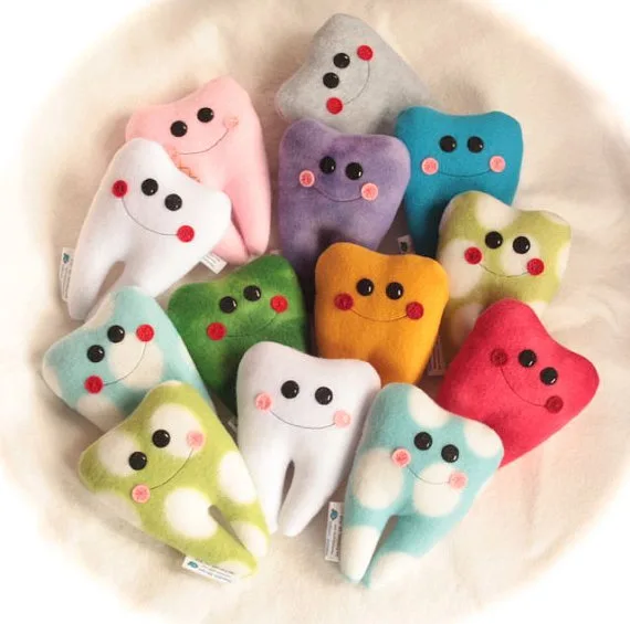 Handmade tooth fairy house pillows on etsy by New Mom Designs