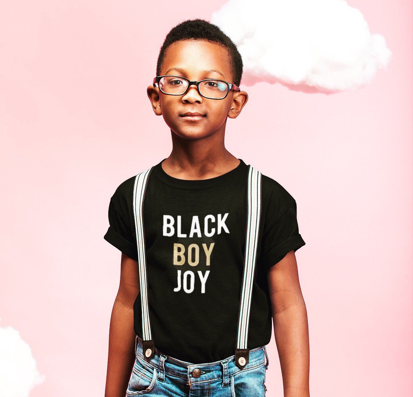 Meaningful gifts for kids: Black Boy Joy shirt or daddy and me set