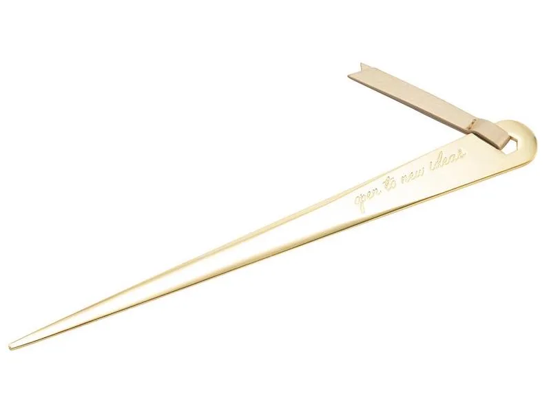 Great home office Mother's Day gifts: "Open to New Ideas" letter opener at See Jane Work