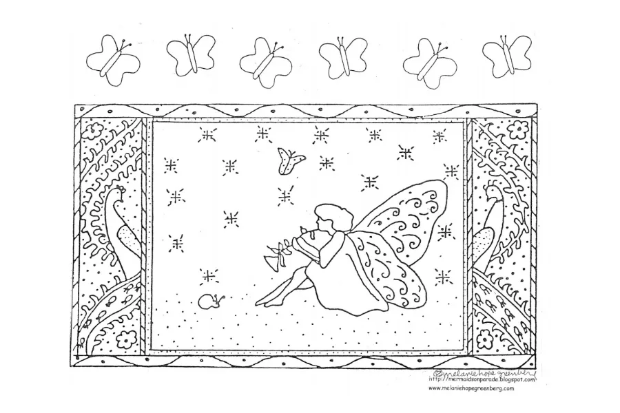 Kids will love these free printable spring coloring pages by children's book illustrator Melanie Hope Greenberg