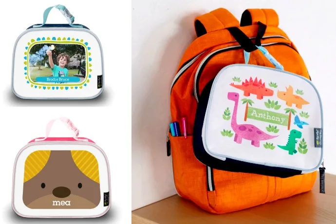Personalized lunch boxes with photos from Shutterfly