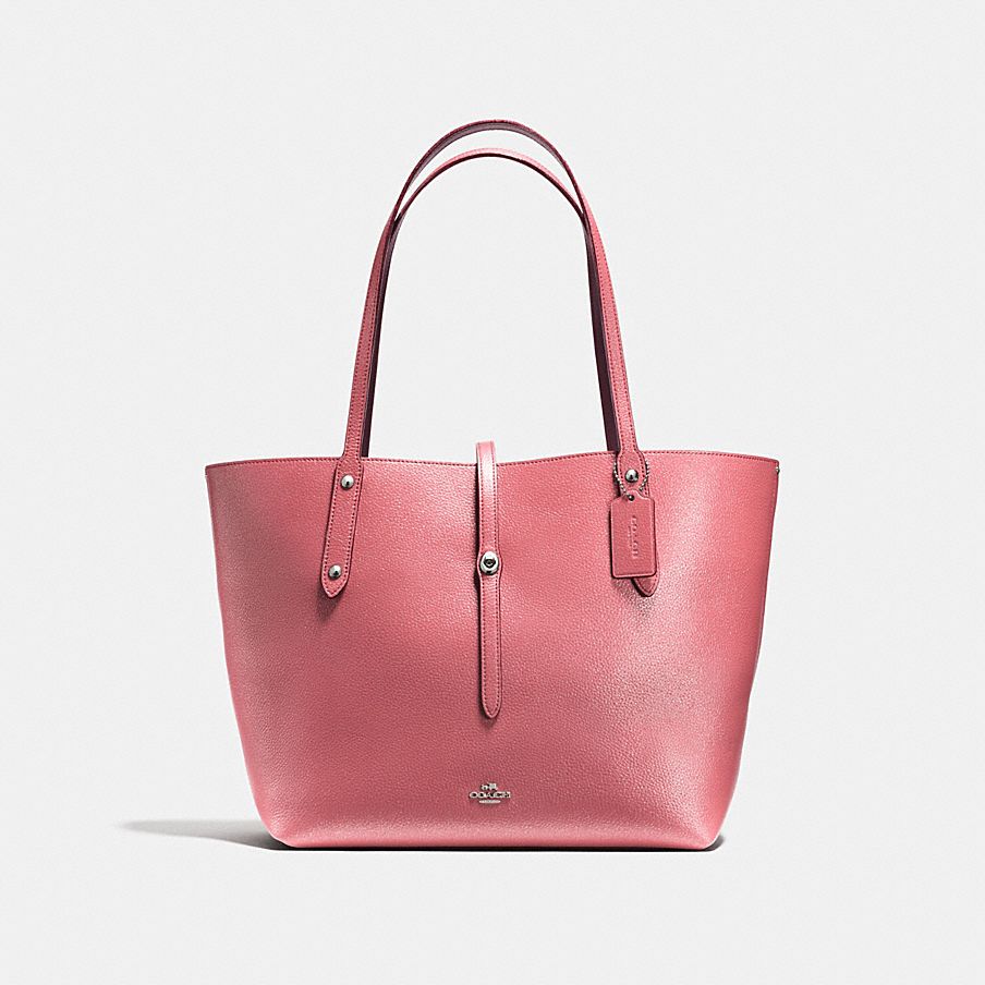 Coach Market Tote in Glitter Rose for 2017-18