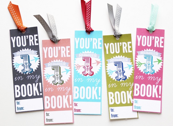 Free printable bookmarks, plus lots more last minute Valentine's Day help