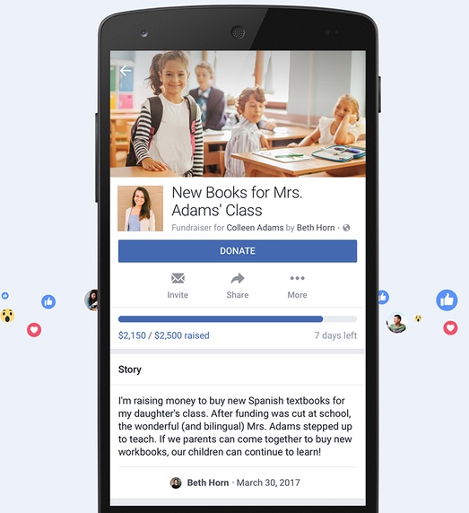 Facebook Fundraisers | Sponsor