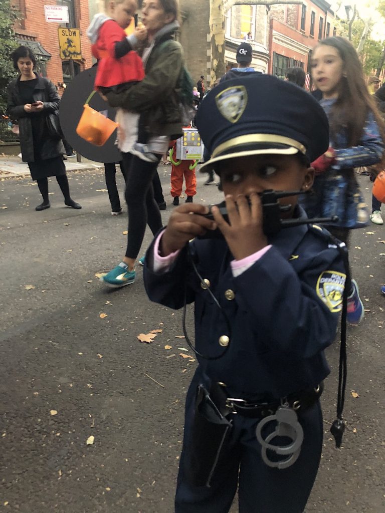 Best Garden Place, Brooklyn Halloween costumes 2018: Future Police Woman| © Cool Mom Picks