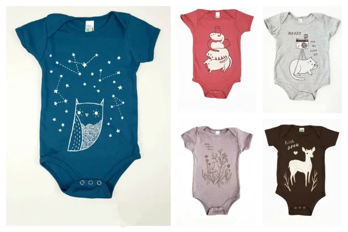 Cute gender neutral onesies at boygirlparty