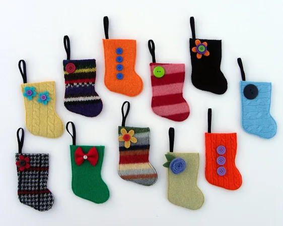 All the handmade advent calendars were hung by the chimney with care