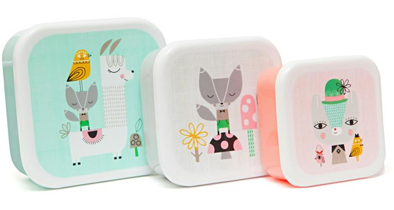 Llama Friends Lunchbox Container Set | Cutest Animal School Supplies | back to school shopping 2017
