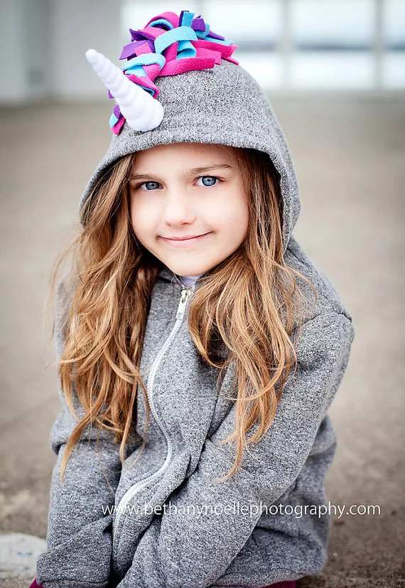 Unicorn clothes for girls: hoodie Pip and Squeak Boutique