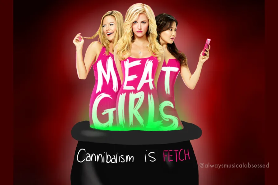 Broadway Halloween parody posters: Mean Girls © alwaysmusicalobsessed on Instagram