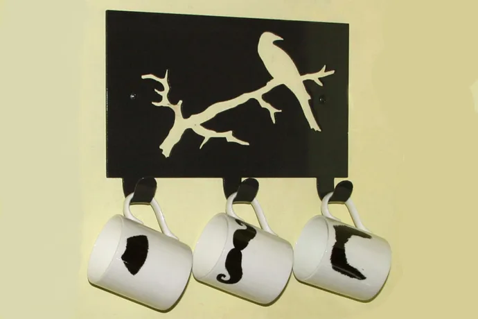 Bird on a Branch wall hook