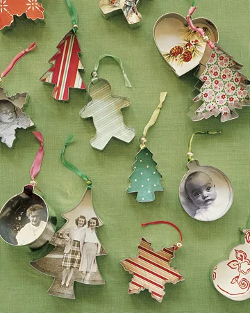 DIY Christmas Ornaments from Cookie Cutters at Martha Stewart