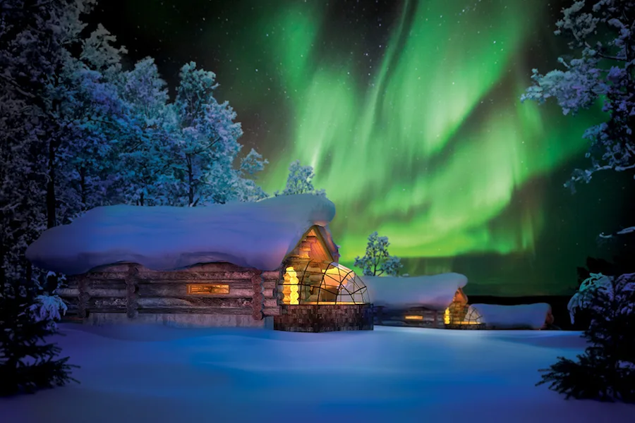 8 Coolest hotels worldwide for kids: The Kelo Glass Igloos at Kakslauttanen