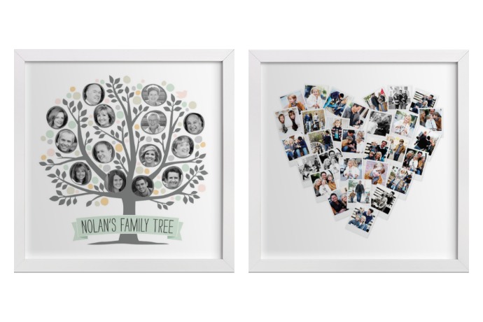 Creative photo gifts for baby showers | custom wall art from Minted, perfect for a nursery