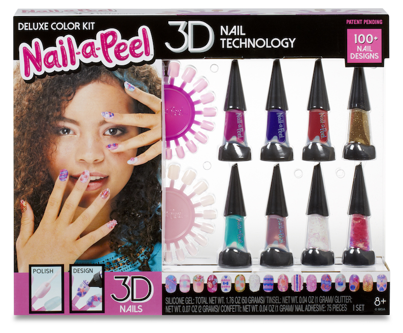 Hot toy trends from New York Toy Fair 2018: Creativity through cosmetics, like Nail-a-Peel which lets kids create 3-D nail art to express their creativity (sponsor)