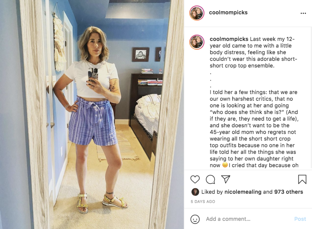 How my daughter inspired me to wear a crop top 