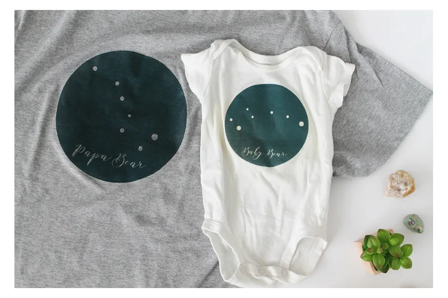 Check out these amazing DIY Father's Day gifts that kids can make themselves, like this Papa Bear Set at Squirrelly Minds.