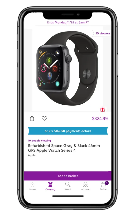 Best men's gifts on sale at Zulily: Refurb Apple products including the Apple Watch (sponsor)