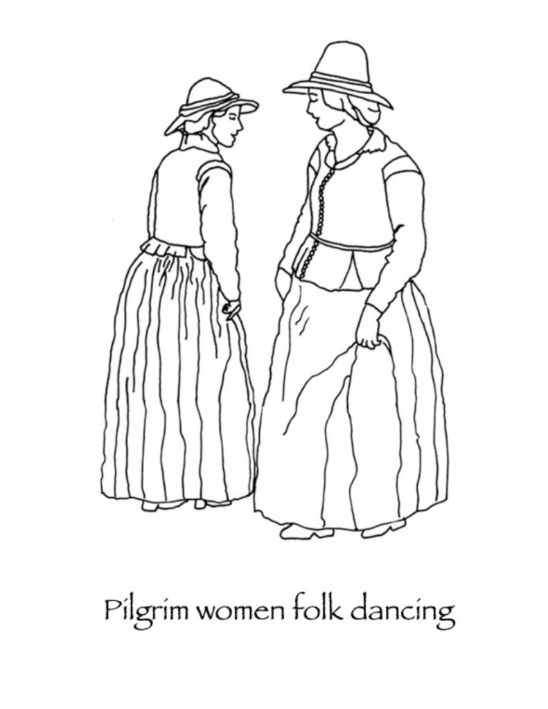 Historically accurate Thanksgiving pages including women, who we don't usually see depicted correcty