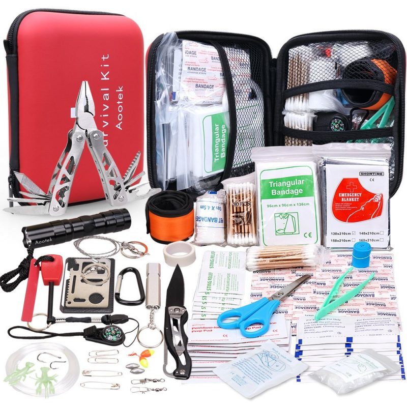 Affordable camping essentials for families: A good first-aid kit with trauma care